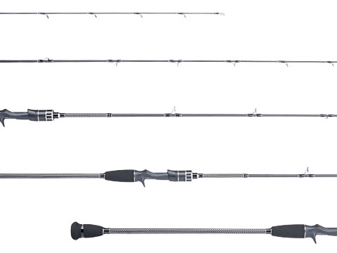 Jigging Master Devil Snake Series Super Micro Baitcast Fishing Rod (Model: 63B)