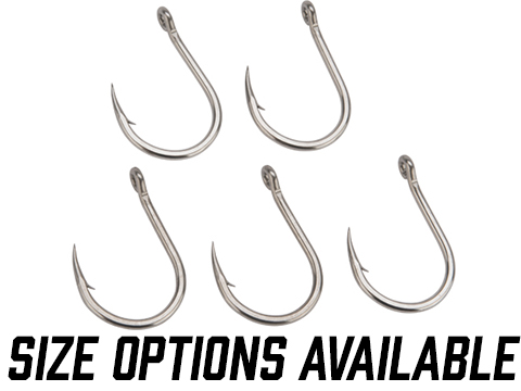 Owner 5163R-141 Ringed Mutu Circle Hook for Live Bait with Welded Eye  (Size: 4/0 / 4-Pack), MORE, Fishing, Hooks & Weights -  Airsoft  Superstore