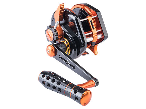 Jigging Master VIP Limited Edition Wiki Violent Slow Lever Wind Fishing Reel  w/ Automatic Line Guide (Model: 5000H / Right Hand / Black - Orange), MORE,  Fishing, Reels -  Airsoft Superstore