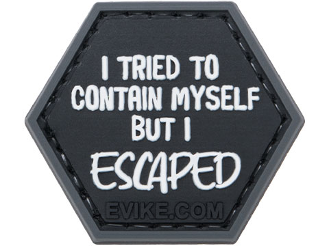 Operator Profile PVC Hex Patch Catchphrase Series 6 (Model: I Tried To Contain Myself)