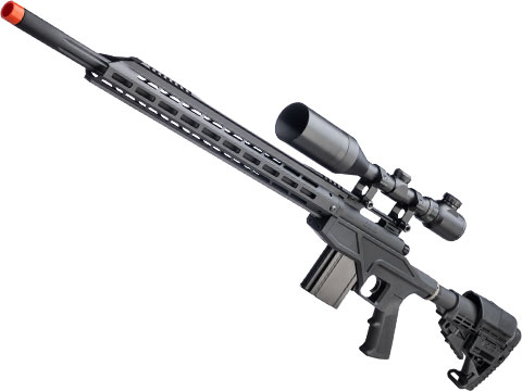 Bone Yard - King Arms TWS Gas Powered Airsoft Sniper Rifle w/ CNC M-LOK Handguard - 500 FPS Version (Store Display, Non-Working Or Refurbished Models)