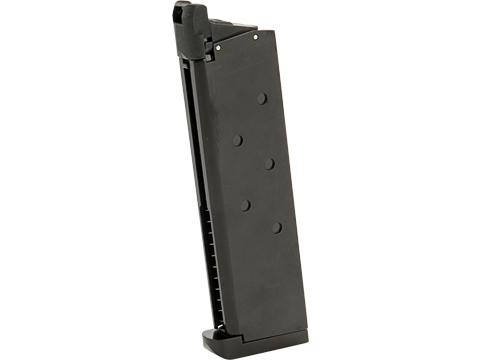 King Arms 20 Round Magazine for Predator KJW Marui 1911 Gas Blowback Airsoft Pistols (Type: Green Gas / Black / Tactical)