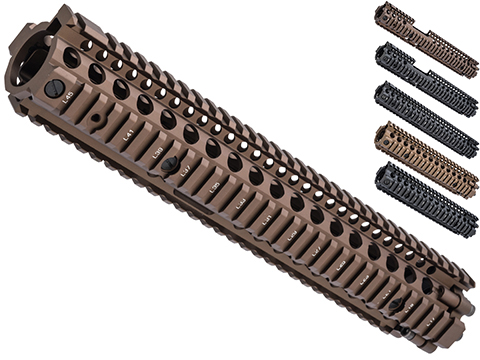 EMG Licensed Daniel Defense M4A1 RIS II Airsoft CNC Aluminum Handguard (Color: Black / 9.5 / Mk18)