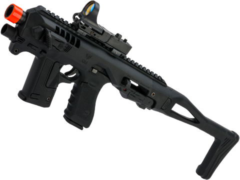 CAA Airsoft Micro Roni Pistol Carbine Conversion Kit with Elite Force GLOCK 17 Airsoft GBB Pistol 