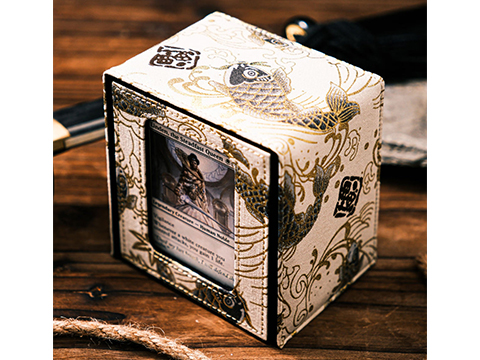 KakapopoTCG The Shogun Deckimono Playing Card Deck Box (Color: Koi of Dawn)