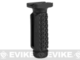 G&P Keymod Tactical Remote Switch Aluminum / Rubber Long Vertical Grip (Color: Black)