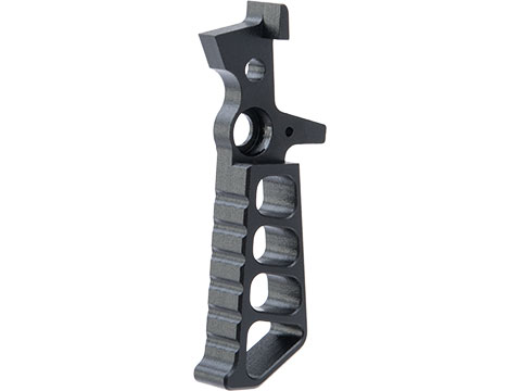 Angel Custom Quicksilver CNC Aluminum Fine-Tune Trigger for M4 Series Airsoft AEG Rifles (Style: Dagger / Black)