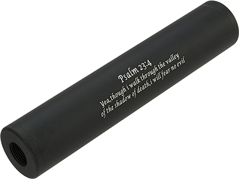 Matrix Airsoft Mock Silencer / Barrel Extension (Model: Psalm 23:4 / 150mm)