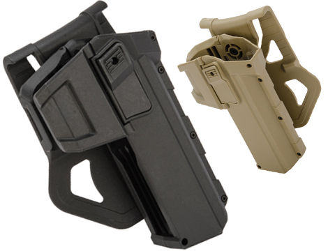 Phantom Gear Tactical Hard Shell Level 2 Retention Holster for Glock G17 (Color: Black - Paddle)