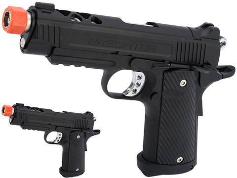 Predator Tactical Night Shrike Gas Blowback 1911 Pistol by King Arms 