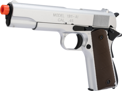 King Arms Gas Blowback 1911A1 Pistol (Color: Silver)
