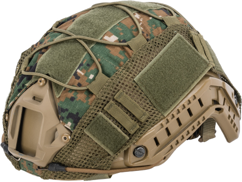 Matrix Bump Type Helmet Cover w/ Elastic Cord (Color: Digital Woodland)