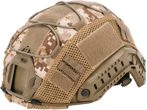 Matrix Bump Type Helmet Cover w/ Elastic Cord (Color: Digital Desert)