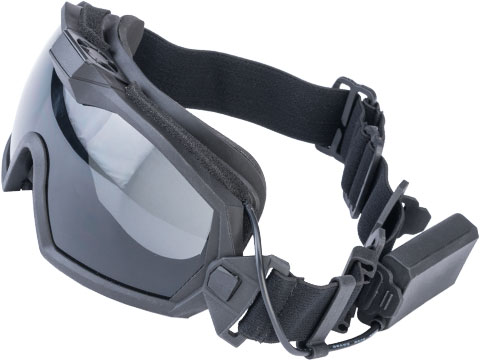 Matrix Tactical Anti Fog Goggle w/ Fan (Color: Black)