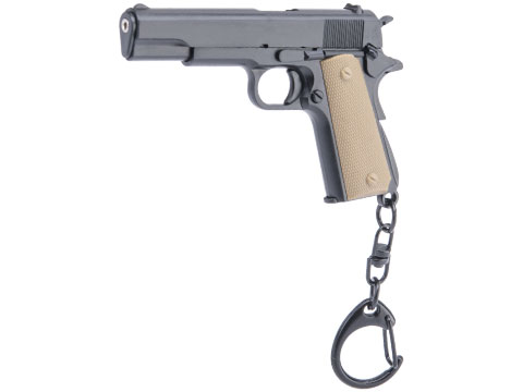 Matrix Dummy Pistol Keychain Charm (Model: 1911 / Black)