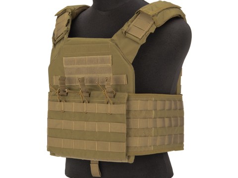 Matrix Level-2 Plate Carrier with Integrated Magazine Pouches (Color: Coyote Brown)