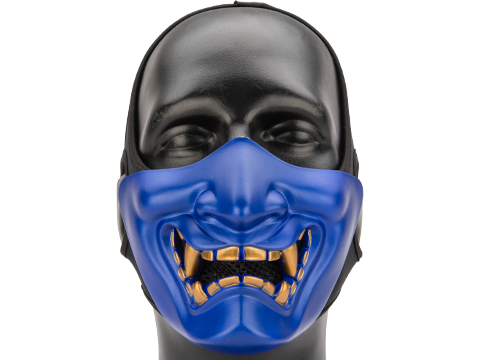 Matrix Devil Half Mask (Color: Blue)