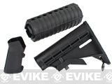 Furniture Kit for M4 Series Airsoft Rifles - Black