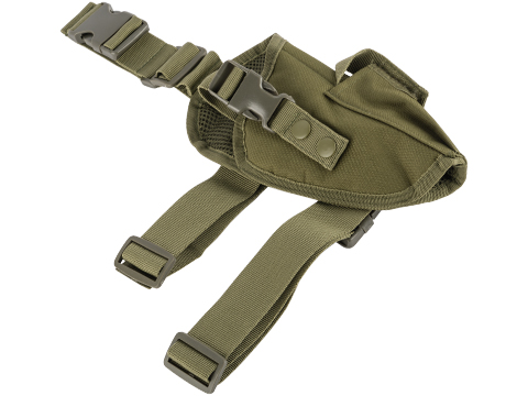 Matrix Deluxe Tactical Thigh Holster (Color: Ranger Green / Right)
