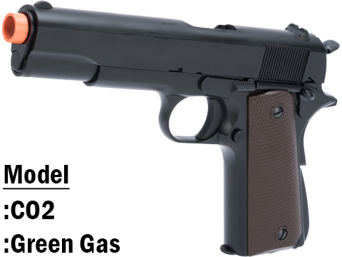KJW Full Metal M1911-A1 Gas Blowback GBB Airsoft Pistol 