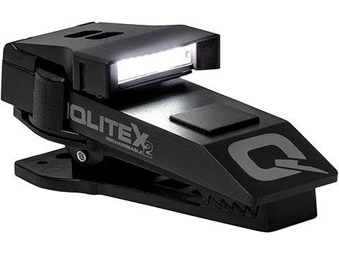 QuiqLite X2 USB Rechargeable Uniform Mount LED Light (Color: White / Red)