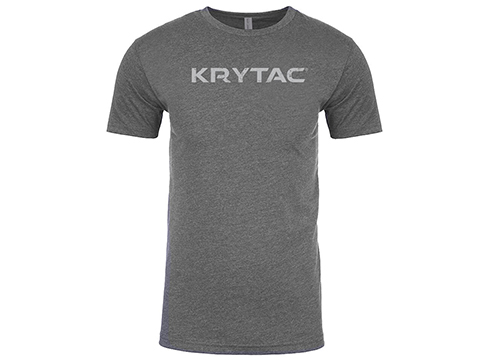 Krytac Distressed Logo T-Shirt (Color: Grey / Medium)