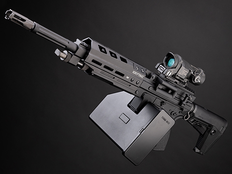 KRYTAC Trident LMG-M Enhanced AEG Light Machine Gun w/ M-LOK Handguard (Color: Black / 400 FPS)