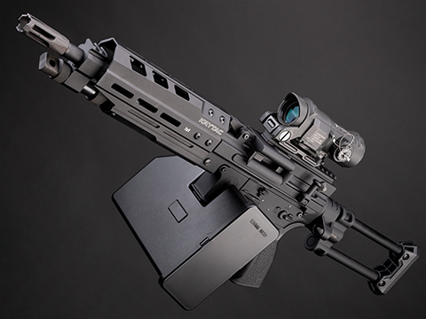 KRYTAC Trident LMG-M PARA Enhanced AEG Light Machine Gun w/ M-LOK Handguard (Color: Black / 400 FPS)