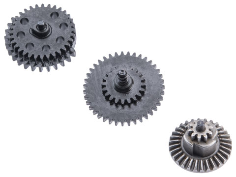 Krytac Steel Alloy Enhanced Torque Gear Set for Airsoft AEGs - 18:1 Ratio