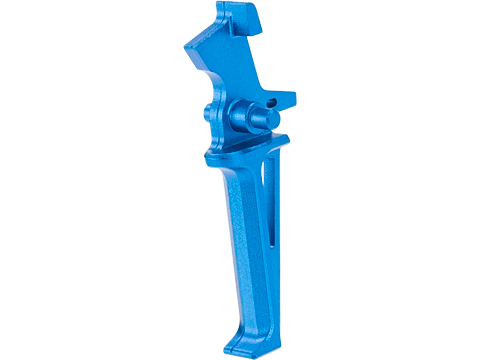 Krytac Licensed CMC Flat Trigger Assembly (Color: Anodized Blue)