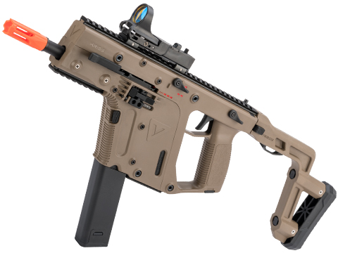 KRISS USA Licensed KRISS Vector Airsoft AEG SMG Rifle by Krytac (Model: Flat Dark Earth / <400 FPS / Gun Only)