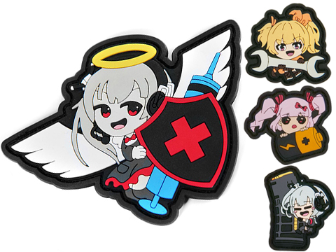 Crazy Chan Tactical Anime Girl Waifu Kawaii PVC Patch Hook and