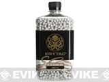 Krytac Polished 6mm Airsoft BBs (Weight: .25g / 4000 / White)