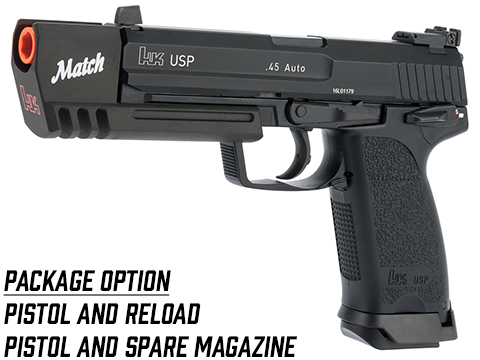 Evike.com Exclusive Heckler & Koch USP Match Gas Blowback Airsoft Pistol by KWA 