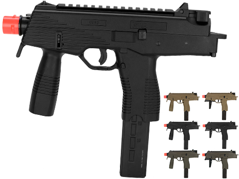 KWA KMP9 Gas Blowback Airsoft Submachine Gun (Color: Black w/ Grip)