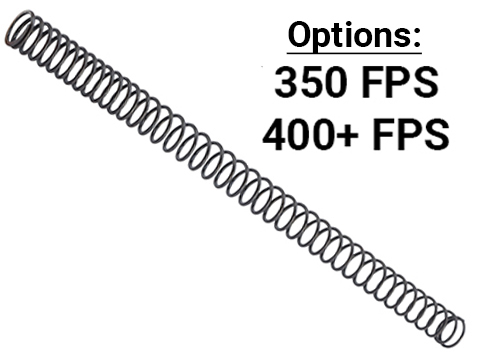 Lambda FAT Variable Pitch Upgrade Spring for VSR10 Airsoft Sniper Rifles (Type: B / 400+ FPS)