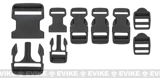 Voodoo Tactical Field Repair Buckle Kit for Vests / Plate Carriers / Harnesses - Black