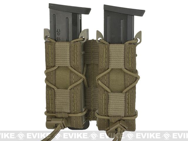 HSGI Double Pistol TACO Modular Pistol Magazine Pouch (Color: MOLLE / Coyote)