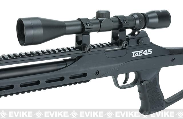 ASG TAC 4.5 CO2 Powered 4.5mm Airgun Sniper Rifle with Bipod, MORE, Air ...