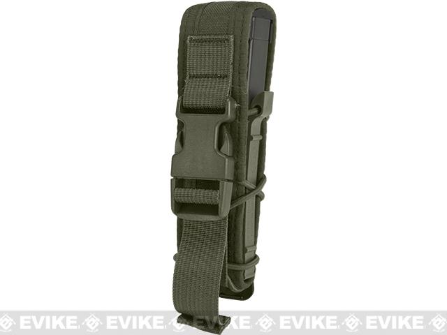 HSGI Covered Pistol TACO Modular Single Pistol Magazine Pouch (Color: OD Green)