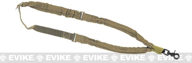 Voodoo Tactical Single Point Bungee Rifle Sling (Color: Coyote Brown)