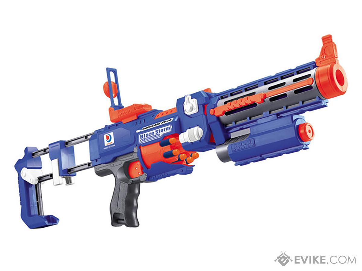 Blaze Storm Foam Blaster Full Auto Electric Foam Blaster Rifle with ...