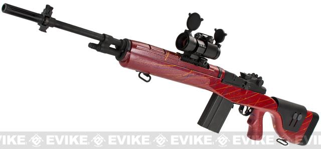 G&P M14 DMR Custom Airsoft AEG Sniper Rifle (Package: Red / Gun Only ...