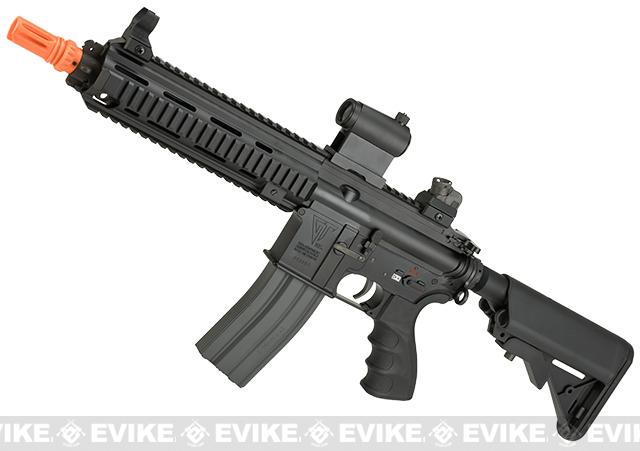 G&G Top Tech Full Metal Blowback TR4-18 SBR Airsoft AEG Rifle (Package: Black / Gun Only)