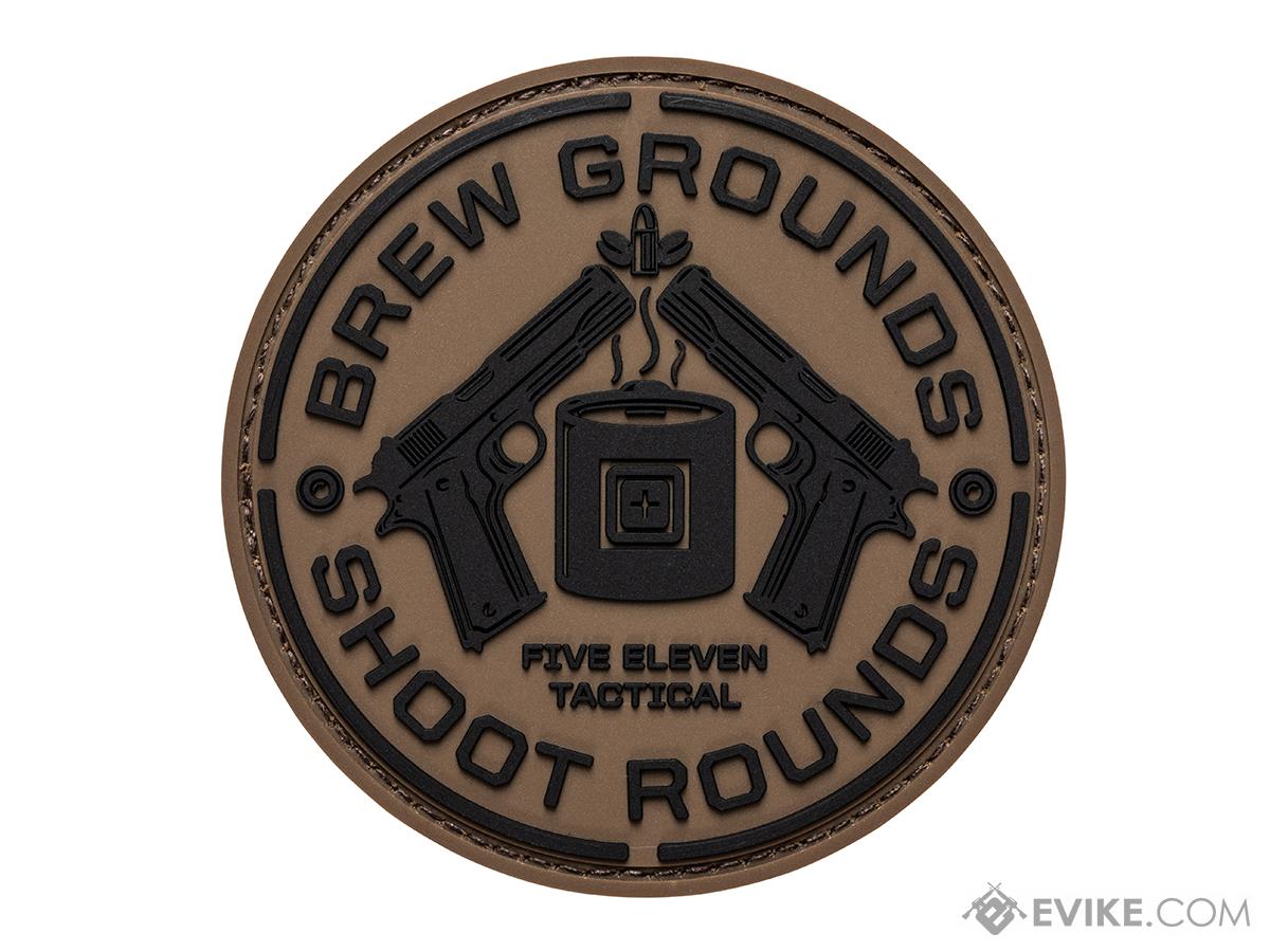 5.11 Tactical Brew Grounds PVC Morale Patch, Tactical Gear/Apparel,  Patches -  Airsoft Superstore