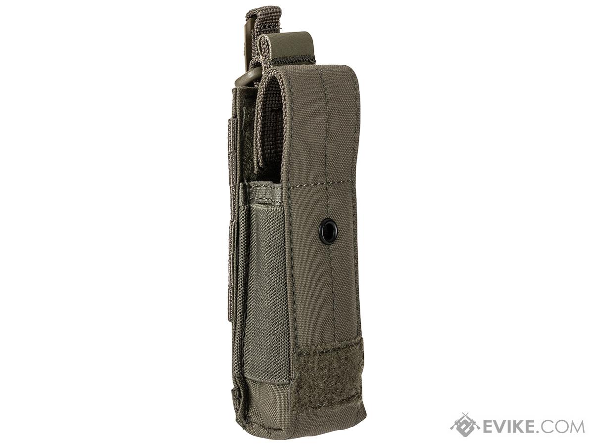 5.11 Tactical Flex Single Pistol Covered Magazine Pouch (Color: Ranger Green)