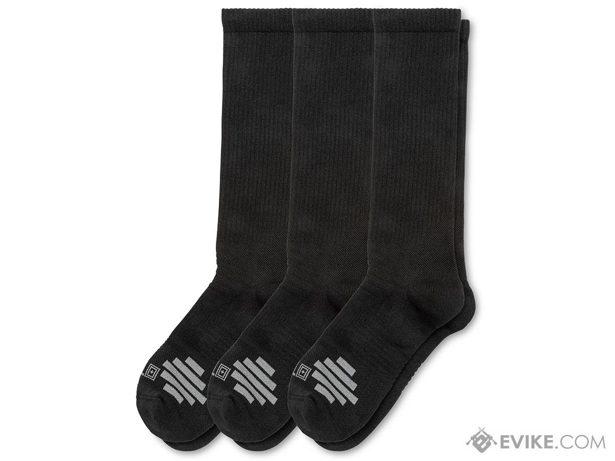 5.11 Tactical Duty Ready Plus OTC Socks (Color: Black / Medium / 3 Pack)