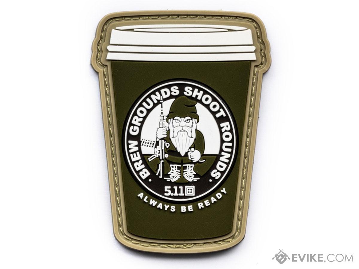 5.11 Tactical Brewed Grounds to Go PVC Morale Patch