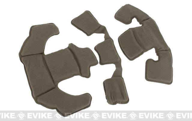 FMA Upgraded Memory Foam Helmet Pad Inserts - Dark Earth