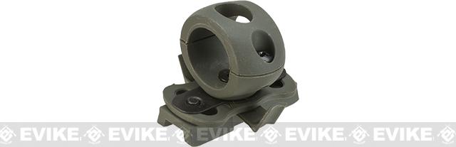 TMC 20mm Flashlight Mount for Airsoft Bump Helmet Series - Foliage Green